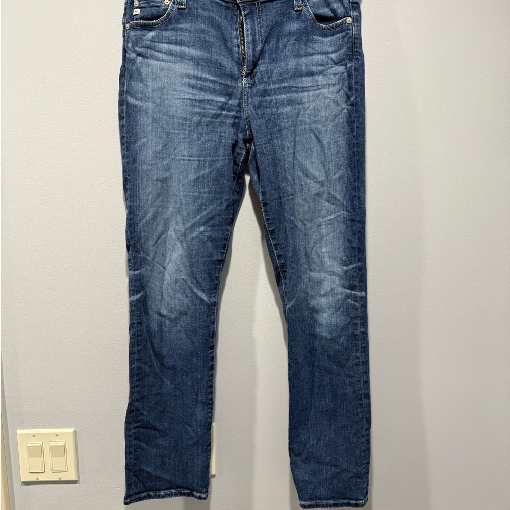 AG Mari high rise straight Denim Jeans